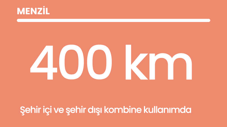 591 km’ye varan menzil